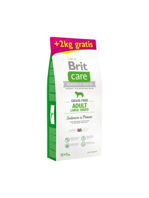 Brit Care Adult Large Somon & Cartofi 12+2KG